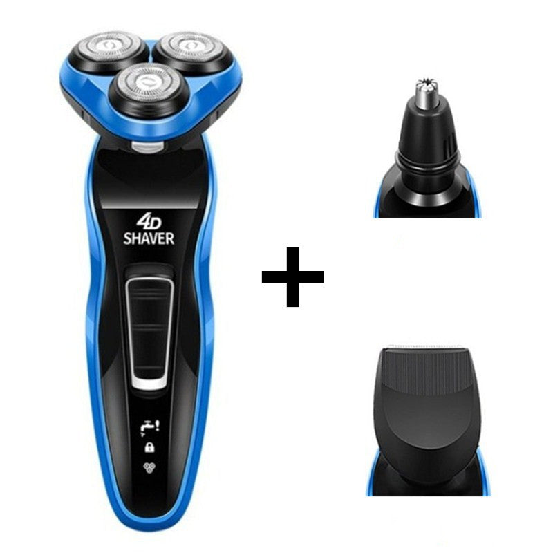 Multifunctional Dry / Wet 4 in 1 Male Electric Shaver