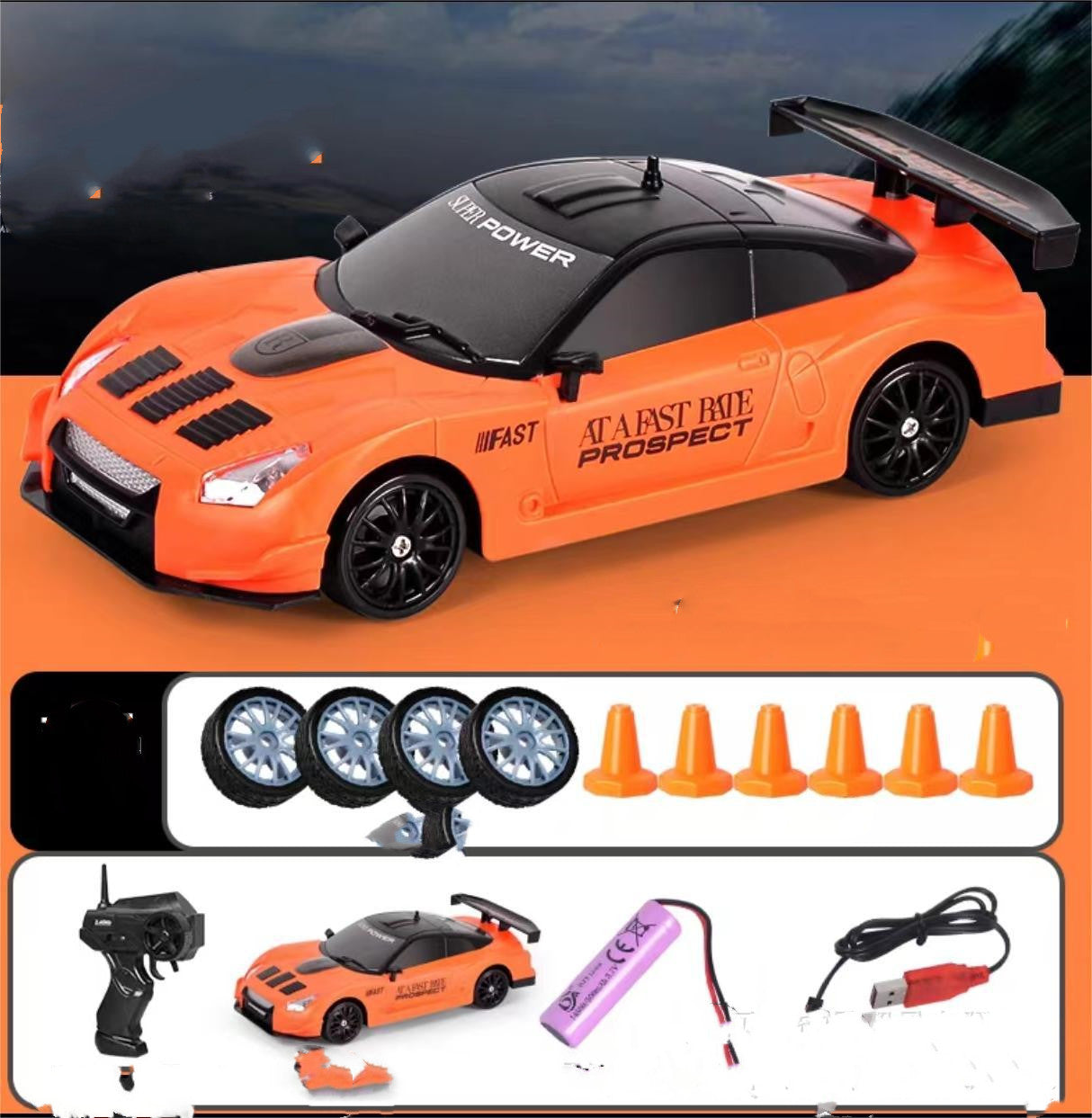 2.4G Drift Rc Car 4WD RC GTR Model AE86 RC 