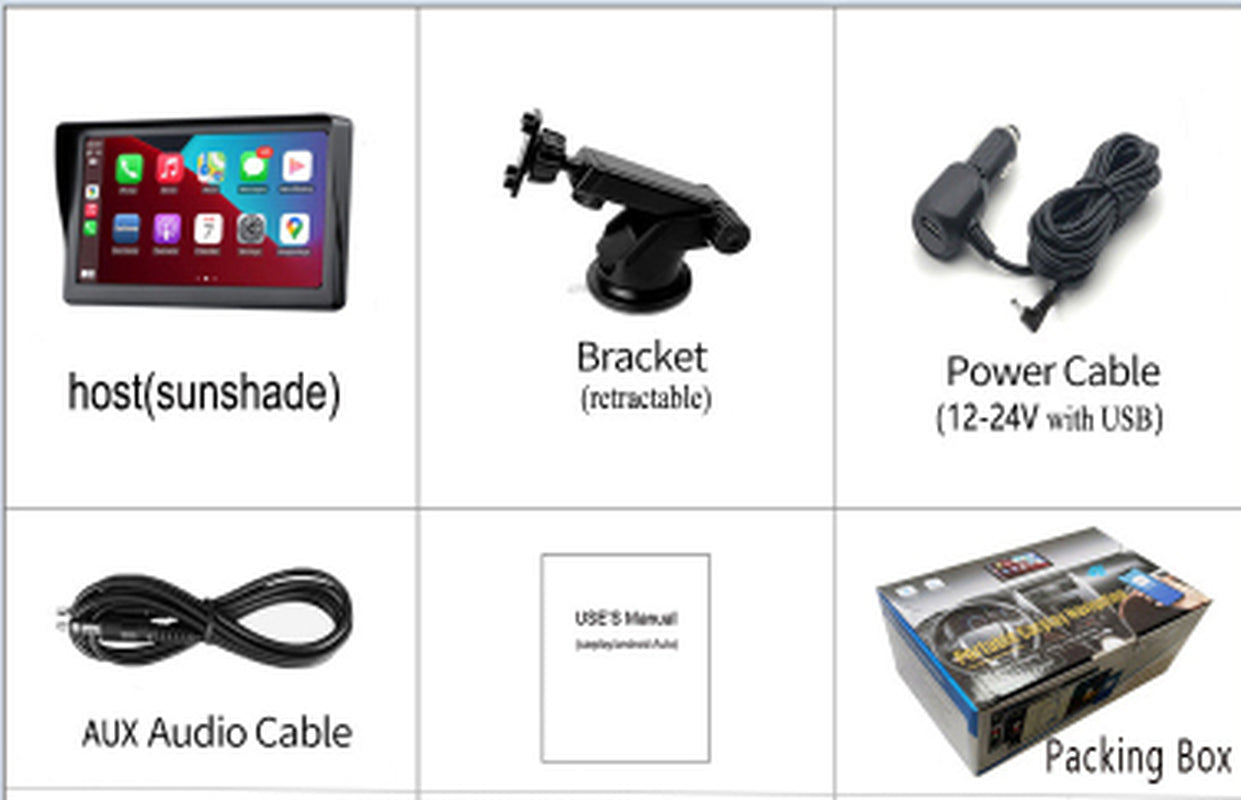 7 IPS Car Smart Screen Wireless Carplay 