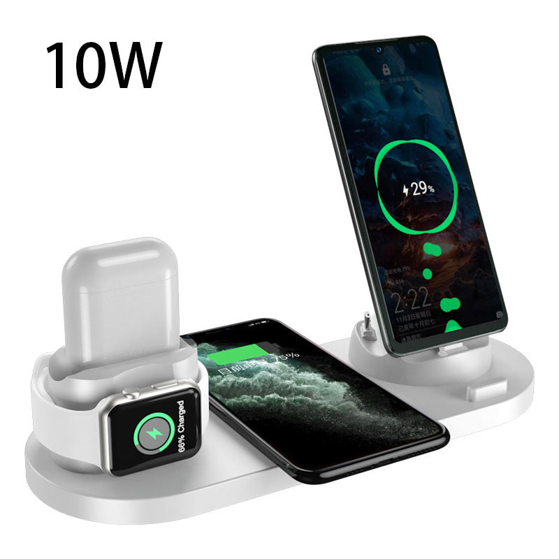  6 in 1 Fast Wireless Charging Dock Station