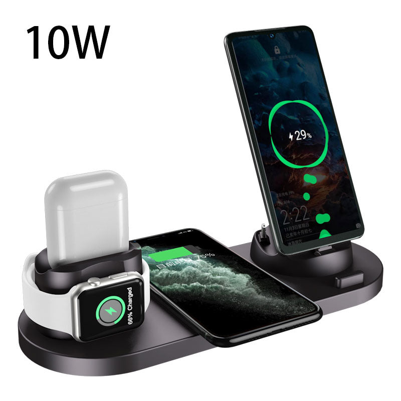 6 in 1 Fast Wireless Charging Dock Station